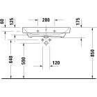 Conjunto armario Duravit No. 1 N14283049490000, lavabo Duravit No. 1 23758000002