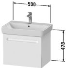 Conjunto armario Duravit No. 1 N14282018180000, lavabo Duravit No. 1 23756500002