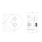 Conjunto grifo de bañera y ducha Ksuro 01 13002030, ducha con efecto lluvia Oltens Vindel 37000300, 39400300, 39304300, 37102300, 37200300
