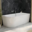 Conjunto bañera de esquina Oltens Delva 11001000, embellecedor de tapón Oltens 09002000