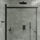 Conjunto ducha con efecto lluvia Hagser Mila HGR27000037, brazo a pared Hagser Karin HGR29000037