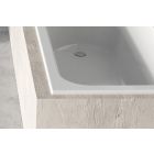 Conjunto bañera rectangular Slim Ravak Chrome Slim C721300000, sifón para bañera Ravak X01377, GPX2240015