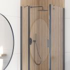 Conjunto puerta de ducha Oltens Verdal 21203300, mampara de ducha Oltens Hallan 22101300
