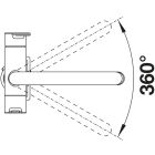 Conjunto filtro para fregadero Blanco Soft 527453, grifo de cocina Blanco Trima 520840