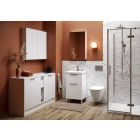 Conjunto armario Cersanit City S584-018-DSM, encimera Cersanit Moduo S590-023, S599-0162, S584-034