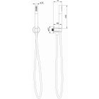 Conjunto grifo de bañera y ducha Cersanit Zen S951-567, conjunto de ducha Cersanit Inverto S951-709, S951-554