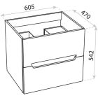 Conjunto armario LaVita Kansas 5900378314325, lavabo LaVita Kansas 5908211416168