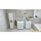 Conjunto armario LaVita Basic Barato 5900378314455, lavabo LaVita Floryda 5908211485027