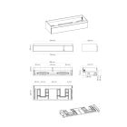 Conjunto armario Oltens Vernal 60012700, lavabo Oltens Vernal 41209000