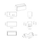 Conjunto armario Oltens Vernal 60015000, armario Oltens Vernal 60010000, 63009000