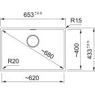 Conjunto fregadero de granito Franke Maris 125.0686.723, grifo de cocina Franke Lina 115.0693.229
