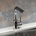 Conjunto grifo de cocina Oltens Myvat 35205100, fregadero Tectonite Franke Sirius 114.0496.104