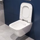 Conjunto taza de inodoro Geberit Smyle 500.379.01.1, tapa de inodoro Geberit Smyle Square 500.240.01.1