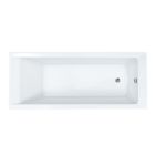 Conjunto mampara de bañera Oltens Sela 23202100, bañera rectangular Oltens Langfoss 10001900