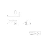 Conjunto grifo de bañera y ducha Villeroy & Boch Universal Taps & Fittings TVD00065300061, ducha con efecto lluvia Villeroy & Boch Universal Showers TVC00040220061, TVD00065100000, TVC00045453061, TVC00045900061, TVC00045700061, TVS10900300061, TVC0000350