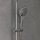 Conjunto grifo de bañera y ducha Villeroy & Boch Universal Taps & Fittings TVD00065300061, ducha con efecto lluvia Villeroy & Boch Universal Showers TVC00000200061, TVS10900700061, TVD00065100000, TVC00045453061, TVC00045700061