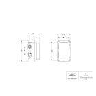 Conjunto grifo de bañera y ducha Villeroy & Boch Universal Taps & Fittings TVD00065300076, ducha con efecto lluvia Villeroy & Boch Universal Showers TVC00000100076, TVD00065100000, TVS10900600076, TVC00045800076, TVC00045351076, TVC00045600076, TVC0000350