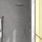 Conjunto grifo de bañera y ducha Villeroy & Boch Universal Taps & Fittings TVD00065300061, ducha con efecto lluvia Villeroy & Boch Universal Showers TVC00000600061, TVD00065100000, TVS10900600061, TVC00045453061, TVC00045900061, TVC00045700061, TVC0000350