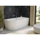 Conjunto bañera de esquina Oltens Delva 11006000, embellecedor de tapón Oltens 09002300