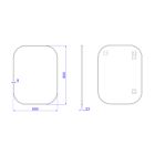 Conjunto espejo Dubiel Vitrum Luis 5905241012841, lámpara de pared Rabalux Oliro 75052