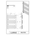 Conjunto radiador eléctrico Luxrad Nobile Elektro NOB8705009003ERG, varilla calefactora Luxrad GLX GLX300B