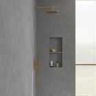 Conjunto grifo de bañera y ducha Villeroy & Boch Universal Taps & Fittings TVD00065300076, ducha con efecto lluvia Villeroy & Boch Universal Showers TVC00000100076, TVD00065100000, TVS10900600076, TVC00045800076, TVC00045351076, TVC00045600076, TVC0000350
