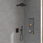 Conjunto grifo de bañera y ducha Villeroy & Boch Universal Taps & Fittings TVD000653000K5, ducha con efecto lluvia Villeroy & Boch Universal Showers TVC000002000K5, TVD00065100000, TVS109006000K5, TVC000459000K5, TVC000454530K5, TVC000457000K5, TVC0000350