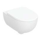 Conjunto taza de inodoro con asiento de cierre suave Geberit Selnova Premium 502.793.00.1, marco empotrado Geberit Duofix 111.170.00.2
