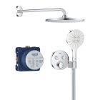 Conjunto conjunto de ducha Grohe Precision Smartcontrol 34877000, limpiador para cromados Grohe 48166000