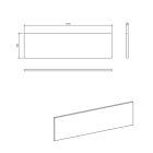 Zestaw Comad Nova Oak szafki 50 cm, 50 cm i 40 cm z blatem meblowym 140 cm dąb SET-NOA B OAK 140CM S