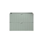 Conjunto armario Comad Line Reed Green LINE REED GREEN D 82-80-2S, lavabo Comad Dance White CFP-8009DANCE80DP