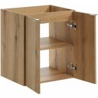 Conjunto lavabo Comad Dance White UM2050RBDANCE50DP, armario Comad Nova Oak NOVA OAK A 82-50-2D