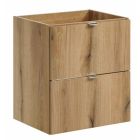 Conjunto armario Comad Nova Oak NOVA OAK A 82-50-2S, lavabo Comad Gaja UN-GAJA35-SW 78570A(35), NOVA OAK A 89-50