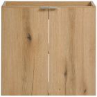 Conjunto armario Comad Nova Oak NOVA OAK A 82-60-2D, lavabo Comad Wiki UN-WIKI-SW, NOVA BLACK B 89-60