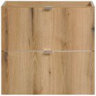 Conjunto armario Comad Nova Oak NOVA OAK A 82-60-2S, lavabo Comad Wiki UN-WIKI-SW, NOVA OAK A 89-60