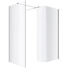 Conjunto mampara de ducha walk-in Excellent Vidoq KAEX.1507.930.LP.CR, mampara de ducha walk-in Excellent Vidoq KAEX.1506.900.LP.CR