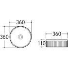 Conjunto armario Comad Nordic Cremona NORDIC CREMONA 82-60-46-2S, lavabo Comad Beyond BEYOND 2 OLIVER GREEN ( E-6565 ), CREMONA 89-60-46 M