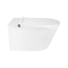 Conjunto inodoro con función de bidé Oltens SmartFrisk 42038000, marco empotrado Oltens Triberg 50001000, 59019000