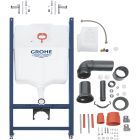 Conjunto taza de inodoro con asiento de cierre suave Grohe Start 103848SH00, marco empotrado Grohe Solido 38971000, 38966KV0