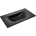 Conjunto armario Comad Talia Casella TALIA CASELLA 82-80-46-2S, lavabo Comad Sky SKY 1 BLACK MATT 80 DP ( E-8099-80 )