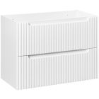 Conjunto armario Comad Nova White NOVA WHITE 82-80-2S, encimera Comad Nova Oak NOVA OAK A 89-80