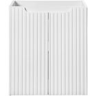 Conjunto armario Comad Nova White NOVA WHITE 82-50-2D, encimera Comad Nova Oak NOVA OAK A 89-50