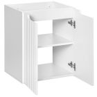 Conjunto armario Comad Nova White NOVA WHITE 82-50-2D, encimera Comad Nova Oak NOVA OAK A 89-50