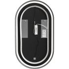 Conjunto espejo Comad Apollo 2 LUSTRO LED CZARNE APOLLO 2 900X500, armario Comad Adel Oak ADEL OAK 82-60-B-2S, ADEL OAK 80-01-B-1D, NATURE WOTAN 89-140-46 M, UM-6289MAGIC50DP, XILO BLACK 81-01-A