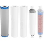 Conjunto juego de filtros de ósmosis inversa USTM RO6 OSMO6LVITA, cartucho de filtro para sistema de ósmosis inversa USTM SET14