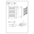 Conjunto radiador eléctrico Luxrad Kastor Elektro KAST7654809003ERG, varilla calefactora Luxrad GLX GLX200B