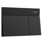 Conjunto taza de inodoro con asiento de cierre suave Hansgrohe EluPura Q 60293450, botón de descarga Hansgrohe Element E 66003670, 01022180