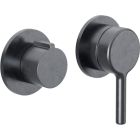 Conjunto grifo de bañera y ducha Excellent Pi AREX.1240AB, conexión de manguera con asa Excellent Pi AREX.1241AB, AREX.1243AB, AREX.SH.023AB