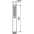 Conjunto grifo de bañera y ducha Excellent Pi AREX.1240.02AB, conexión de manguera con asa Excellent Pi AREX.1241AB, AREX.3025AB, AREX.3140AB, AREX.SH.023AB
