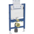 Conjunto taza de inodoro con asiento de cierre suave Geberit Acanto 502.774.00.1, marco empotrado Geberit Duofix 111.003.00.2, 111.815.00.1, 156.050.00.1